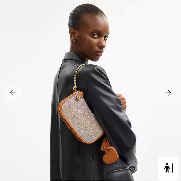 Coach rainbow crystal Swinger bag 20 - Picture 4 of 6